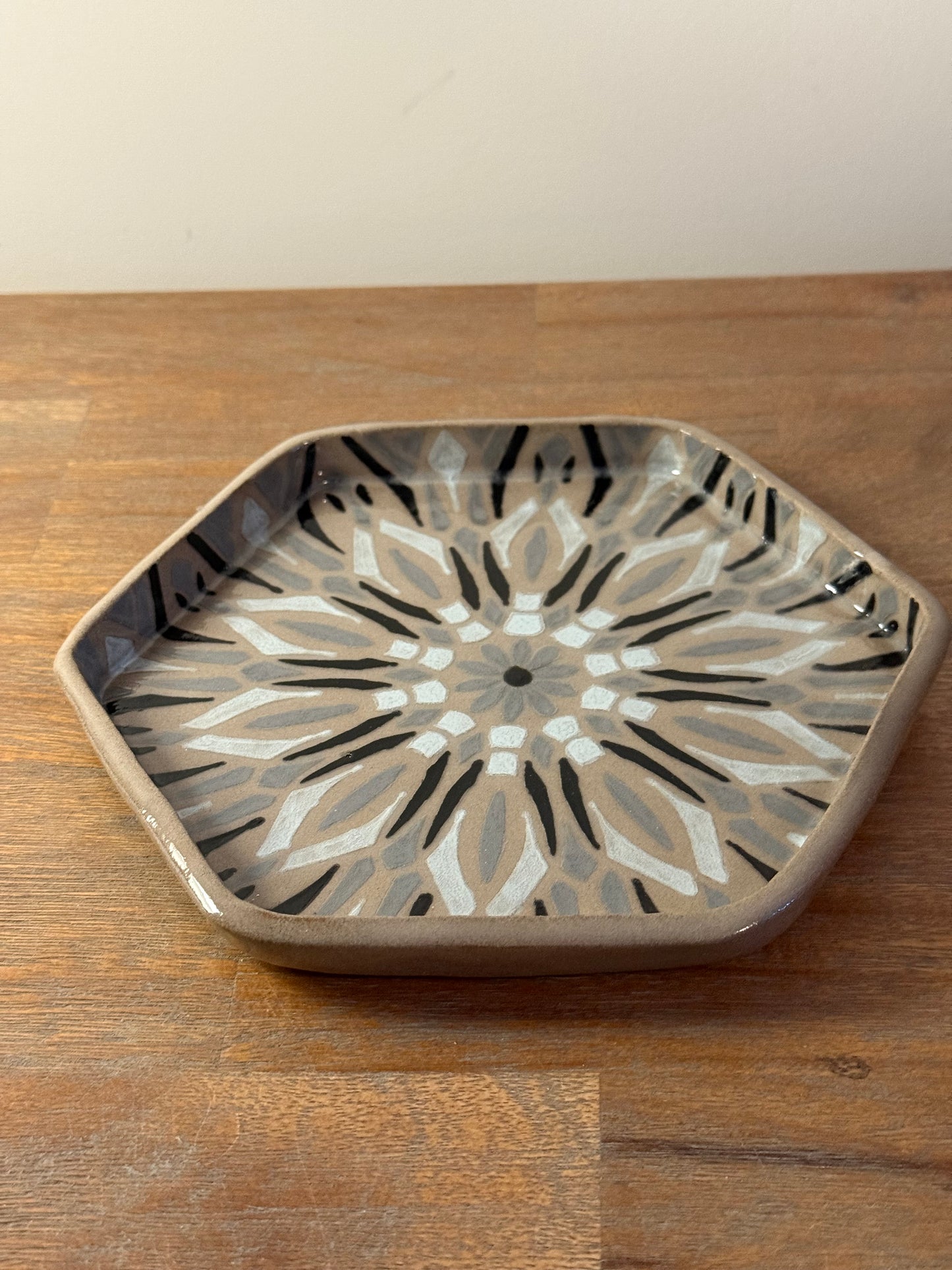 Assiette fleur d’automne